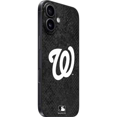 MLB Washington Nationals Dark Wash iPhone 16 Plus Skin